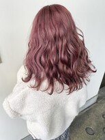 ガーデン ヘアークリエイトスペース(garden hair create space) カシスカラー×ゆるふわカール×こなれヘア【30代/40代/50代】