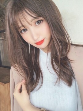 アリスバイアフロート 自由が丘(ALICe by AFLOAT) 小顔に作る顔周りレイヤー（耳かけ毛先パーマイメチェン）