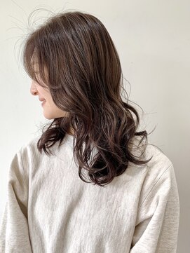 フォーク FOLK 【FOLK】透明感チョコレートブラウン☆似合わせミディアム♪