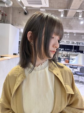 オーク 学芸大学(OAK) ウルフボブ☆オリーブグレージュ