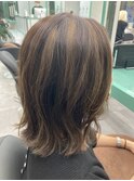 白髪ぼかしのハイライト【川崎】