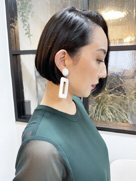 ニット 銀座(knit) 《knit銀座 佐野元気》20代30代40代ショートボブ丸み前下がり