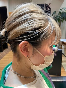 フレンズ 山鼻店(friend's) 白髪隠し逆インナー