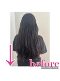 ☆縮毛矯正before☆