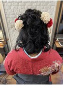 袴×ヘアアレンジ