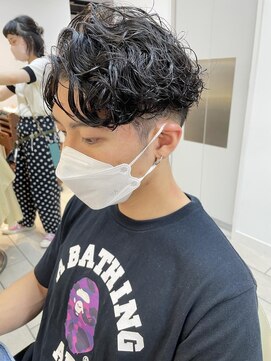 テトラ バイ ネオリーブ 横浜西口店(tetra by neolive) 横浜★ツーブロツイストスパイラルパーマ