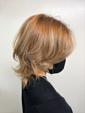 オアシス ガーデン 大宮店(Oasis GaRDEN) 動きのあるウルフカット