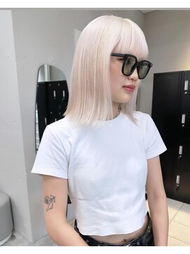 シーク 天神(SEEK) 【SEEK 茶木】ホワイトブロンドカラー☆