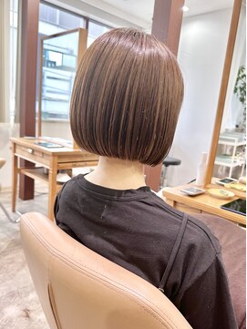 インビテーション 名古屋(invitation) ◎ミニボブ/柔らかベージュ