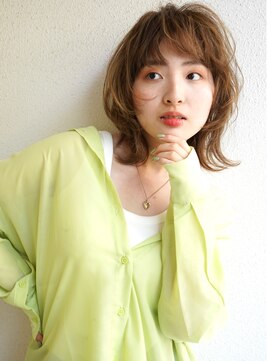 ブゾン(buZon) 【buzon】ウルフレイヤー×ニュアンスパーマ