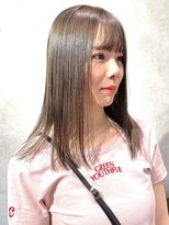 ディッセンバー 渋谷(December)&nbsp;【December】ワンブリーチで作る透明感ミルクティーグレージュ◎