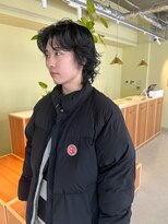 ロジェ(loje)&nbsp;【loje】黒髪/デザインウルフ/メンズパーマ