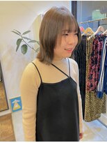 ヘアーアイスカルテット(HAIR ICI QUARTET)&nbsp;こなれミディヘルシースタイル髪質改善カラー