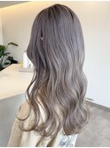 ミルクティーベージュダブルカラーインナーカラーケアブリーチ