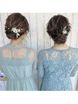 ラテ(latte)&nbsp;お呼ばれセット*シニヨンアレンジ