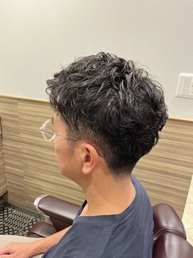 銀座マツナガ 神田店 20代30代爽やか束感垢抜けカットロッドパーマ