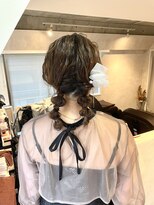 【手ぶらでok~金箔/銀箔/リボン/パール】ツインアレンジ　moro
