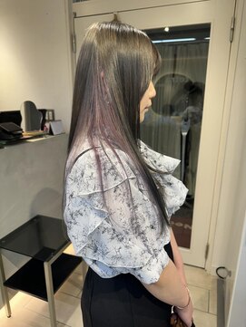 テトラ バイ ネオリーブ 横浜西口店(tetra by neolive) ラベンダー×グレージュ　インナーカラー