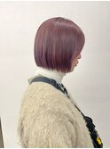 【soso 伊勢田】ミニボブ×ピンクブラウン