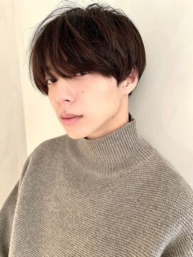 ミラバイグリーン(Mira by green) メンズマッシュ/アンニュイ/韓国/黒髪