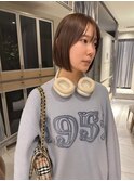 【坂本拓麻】髪質改善カットでつくる大人かわいいぷつっとボブ