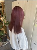 チェリーレッド暖色カラーボルドーワインレッド春カラー