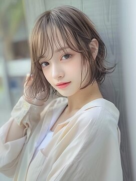 アルトリスト(Altruist Aging×HAIR&SPA) ☆イメチェンピンクベージュアンブレラカラー前髪クールショート