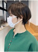 ショートくびれヘア顔周りレイヤー_ba437561