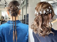 ブルー(BLUE)の雰囲気（結婚式のお呼ばれヘアセット♪¥3500 仙台/学割U24）