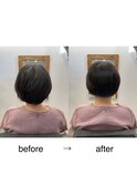 育毛促進スパ・カット髪質改善・縮毛矯正・白髪染め・白髪ぼかし
