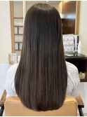 ダブルカラーミルクティーベージュカラーブルーブラックブリーチ