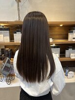 ココカラヘアー ニコ(cococara hair nico)&nbsp;アッシュベージュ/髪質改善カラー/ストレートヘア