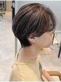 白髪ぼかしハイライト