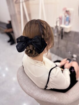 ヘア サロン クラン ソア 心斎橋店(hair salon clan soar) サイドお団子