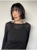 ザクザク切りっぱなし風レイヤーボブ