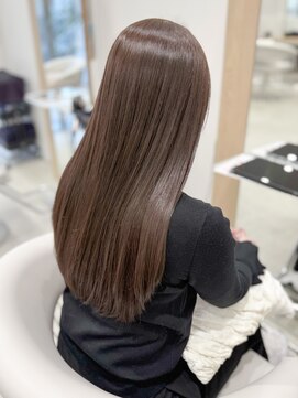 ノエシキカ(noe sikika) ロングヘア/韓国/レイヤーカット/ダブルカラー/栄l95