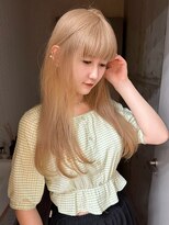 アロ 大阪梅田(alo)&nbsp;【momoa】くすみベージュカラー《ブリーチ/大阪梅田》