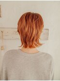クセ毛さんのショートウルフスタイル♪