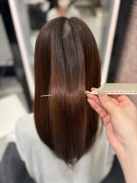 パーマ落としラボ アピッシュ 銀座(apish) パーマ落とし+髪質改善トリートメント