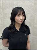 レイヤーカット×透明感カラー