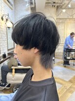リリー 鷺沼店(RILLY) 〈キシタクヘアー〉ツートン×マッシュウルフ