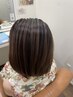 【白髪ぼかし】ハイライト風カラー＋カット＋潤いトリートメント　￥14730