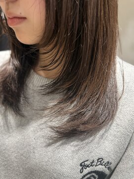 ノア ヘアメイク(Noa hair make) ハッシュカット/レイヤーカット/グレージュ