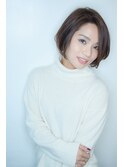 【morio池袋】かっこいい前下がりグラデーションボブ