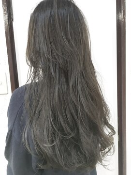 ヘアーアンドアトリエ マール(Hair&Atelier Marl) 【Marl】グレージュカラーの無造作ロングスタイル♪