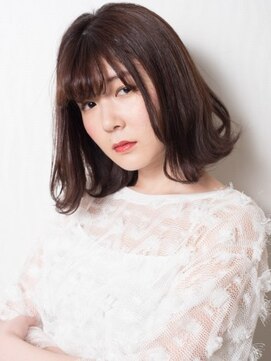 クアトログランシュ ひたちなか店(QUATRO×GranCieux) 小顔感UPのゆるふわミディ★QUATRO35★