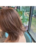 明るめベージュ×ハイライト◎20代30代40代