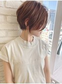 顔周りで作る色気ショート30代40代にオススメ 吉城