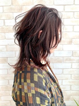 スウィープ 平尾(sweep) 【豊塚】ピンクハイライトカラーウルフレイヤー(sweep)