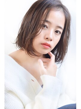 エールバイボヌール(Ere by Bonheur) 夏は濡れ髪質感の小顔ボブ♪大人も似合うボブスタイル！